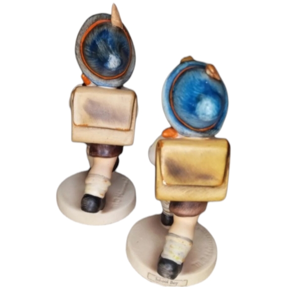 (2) SET of Vintage Goebel Hummel 5" AND 6" Figurines - SCHOOL BOY 82-0 - Picture 4 of 13